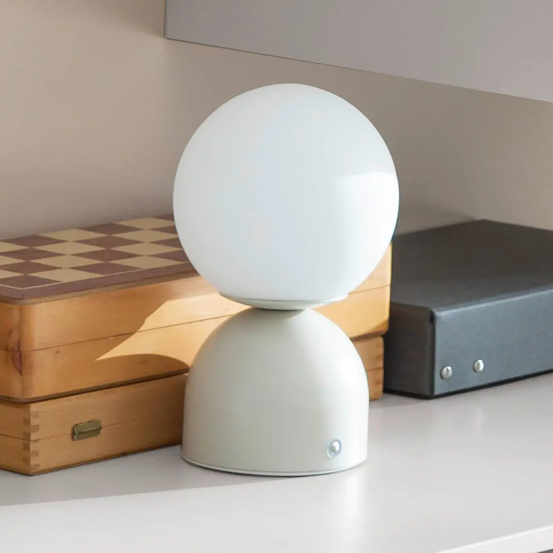 Schöner Wohnen LED-Akku-Tischleuchte RUDI, weiß, Höhe 20 cm, CCT, Touchdim