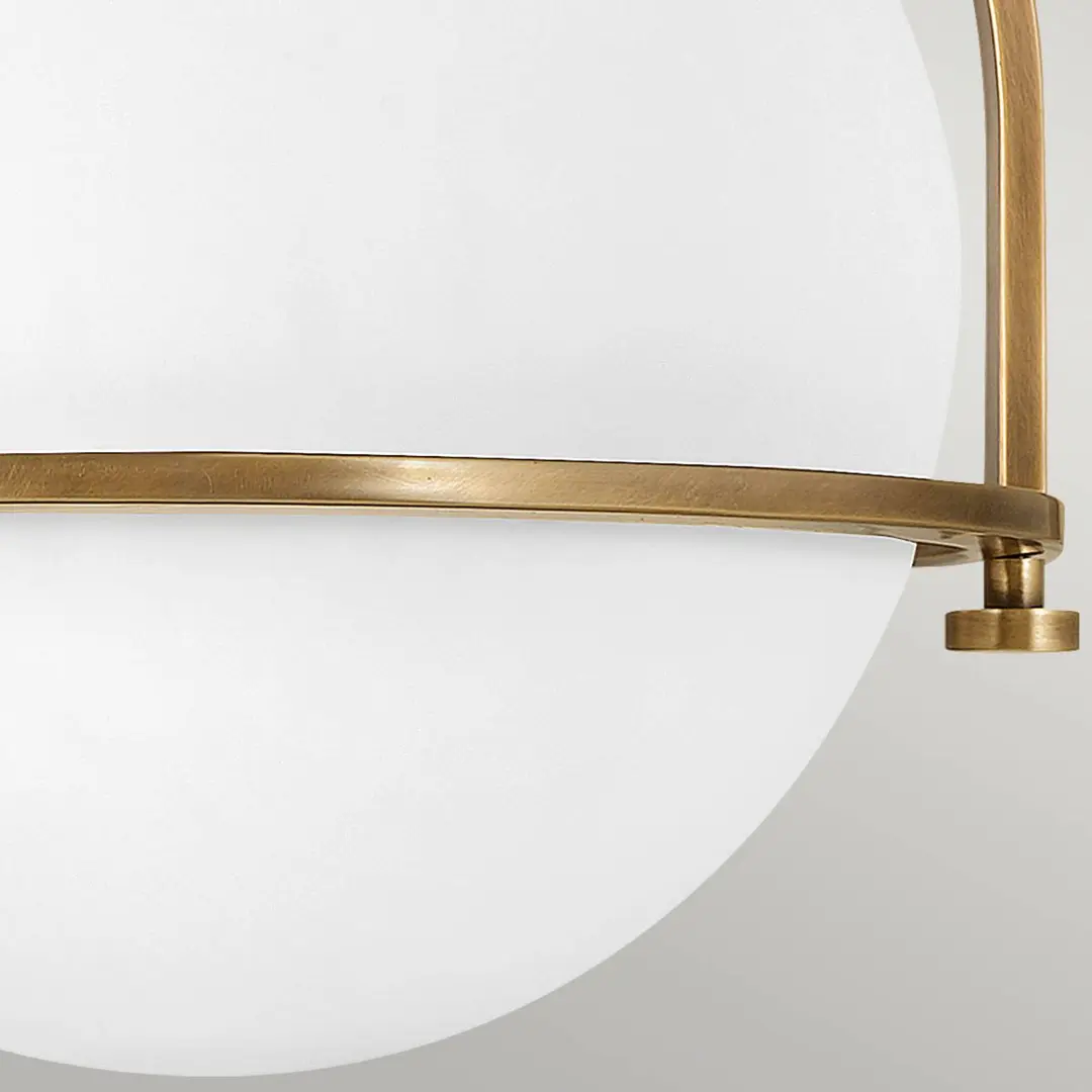 Quintiesse Deckenleuchte Somerset, messing, 28 cm, 1-flg.