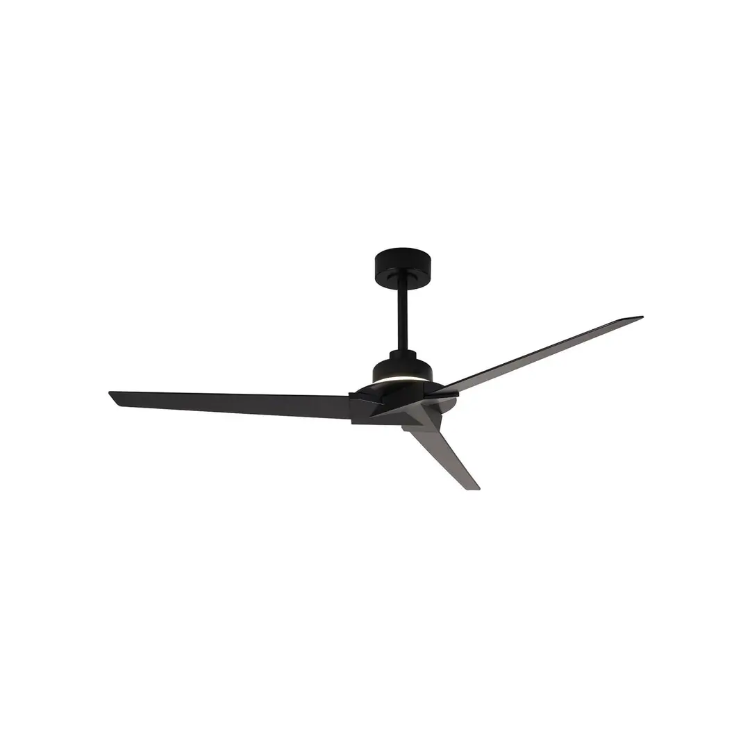 Mantra Iluminación LED-Deckenventilator Brisa Mini schwarz/holz leise 150cm CCT
