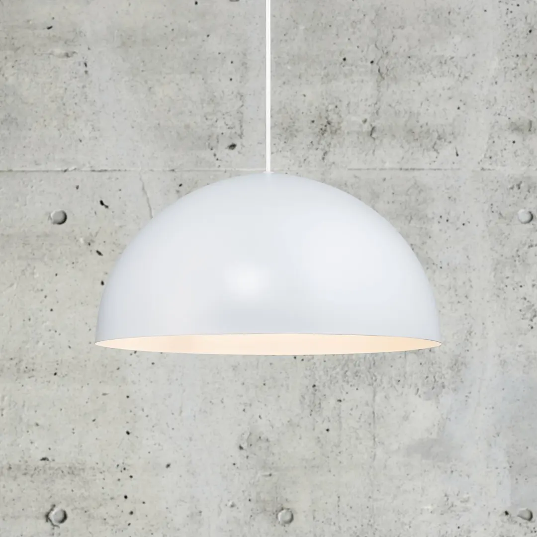 Nordlux Hängeleuchte Ellen 40 mit Metallschirm, weiß