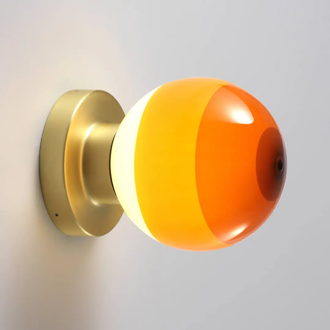 MARSET LED-Wandlampe Dipping Light A2, orange/gold