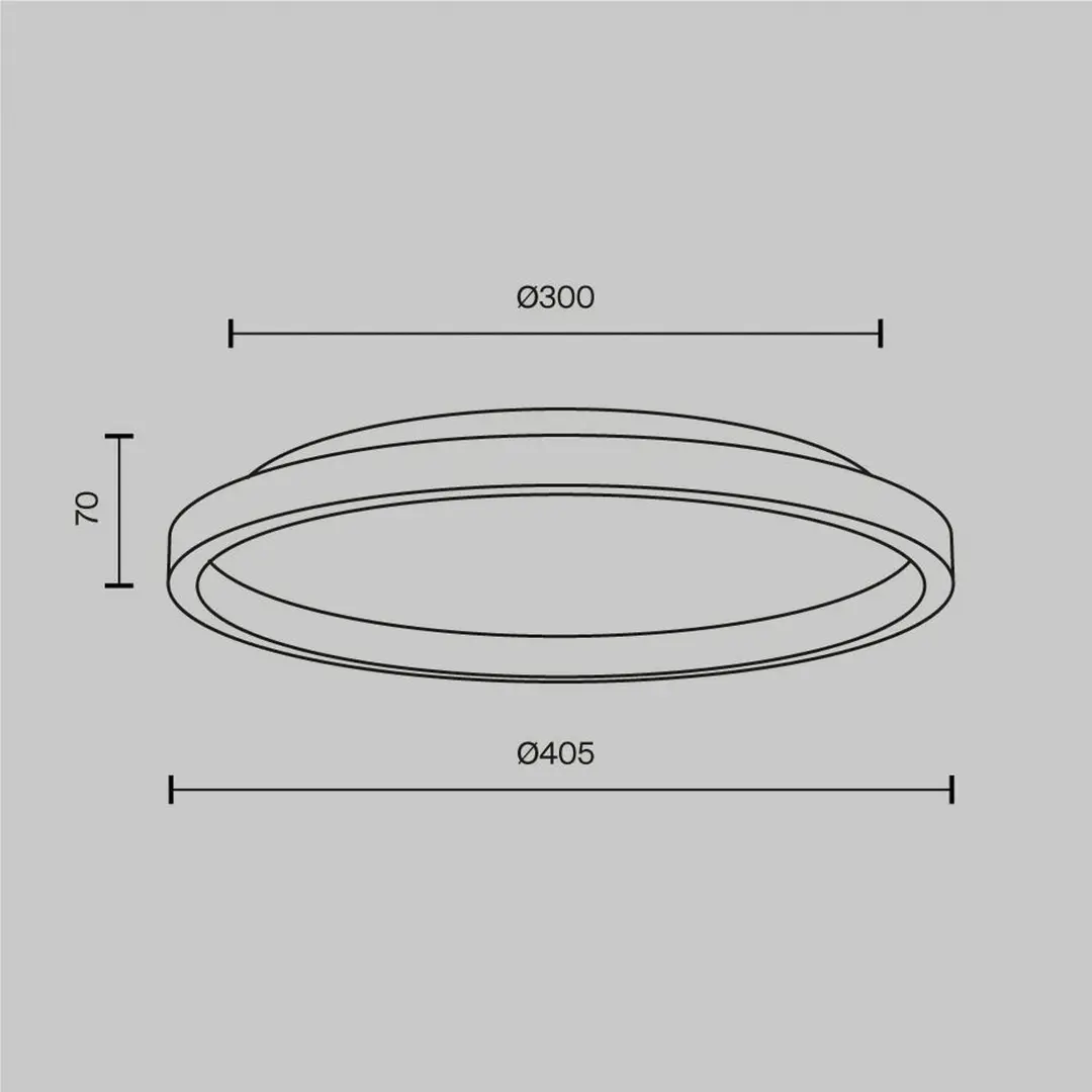 Maytoni LED-Deckenleuchte Orign, Ø 41 cm, schwarz, Metall/Stein