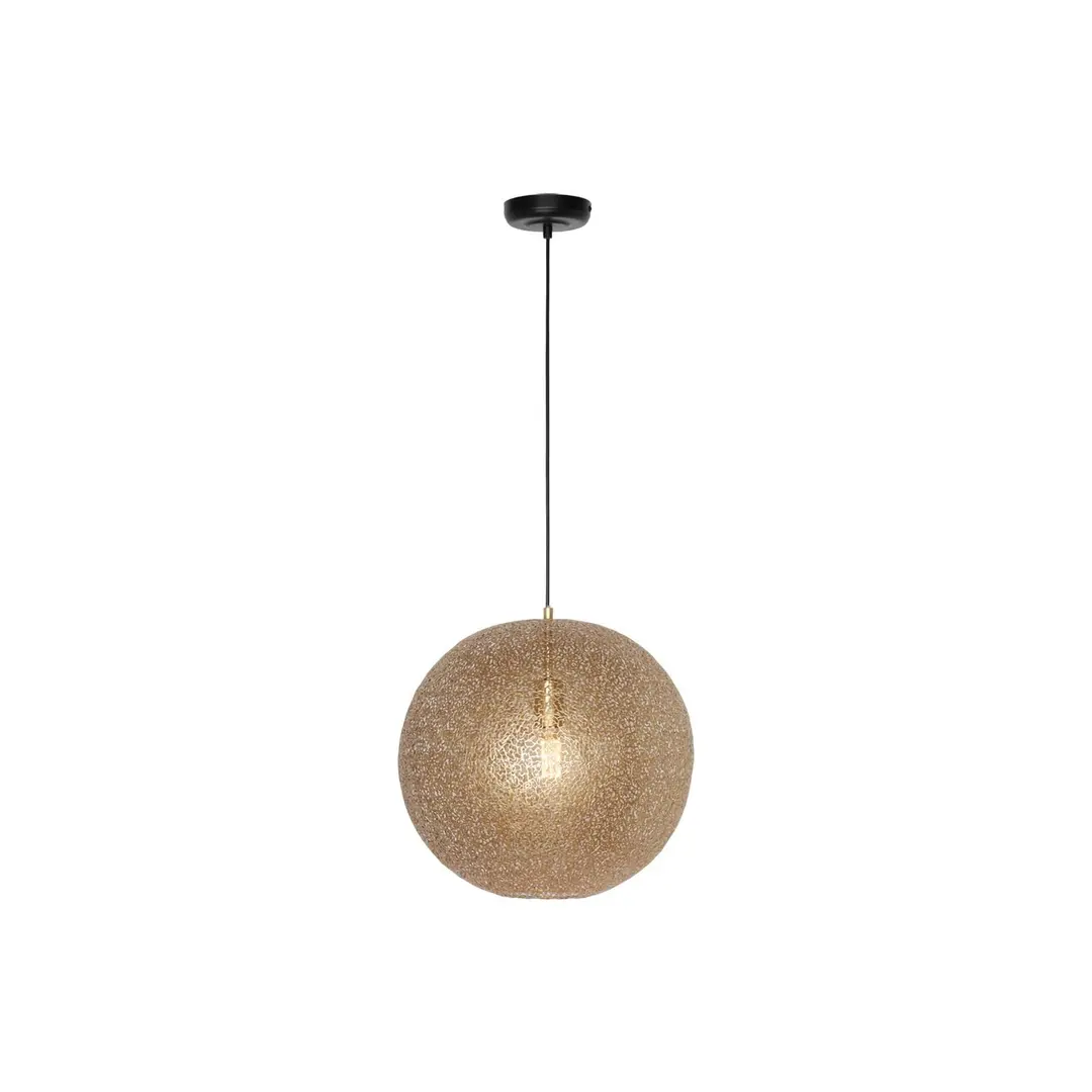 Freelight Hängelampe Oronero/Oro, Ø 50 cm, goldfarben, Metall