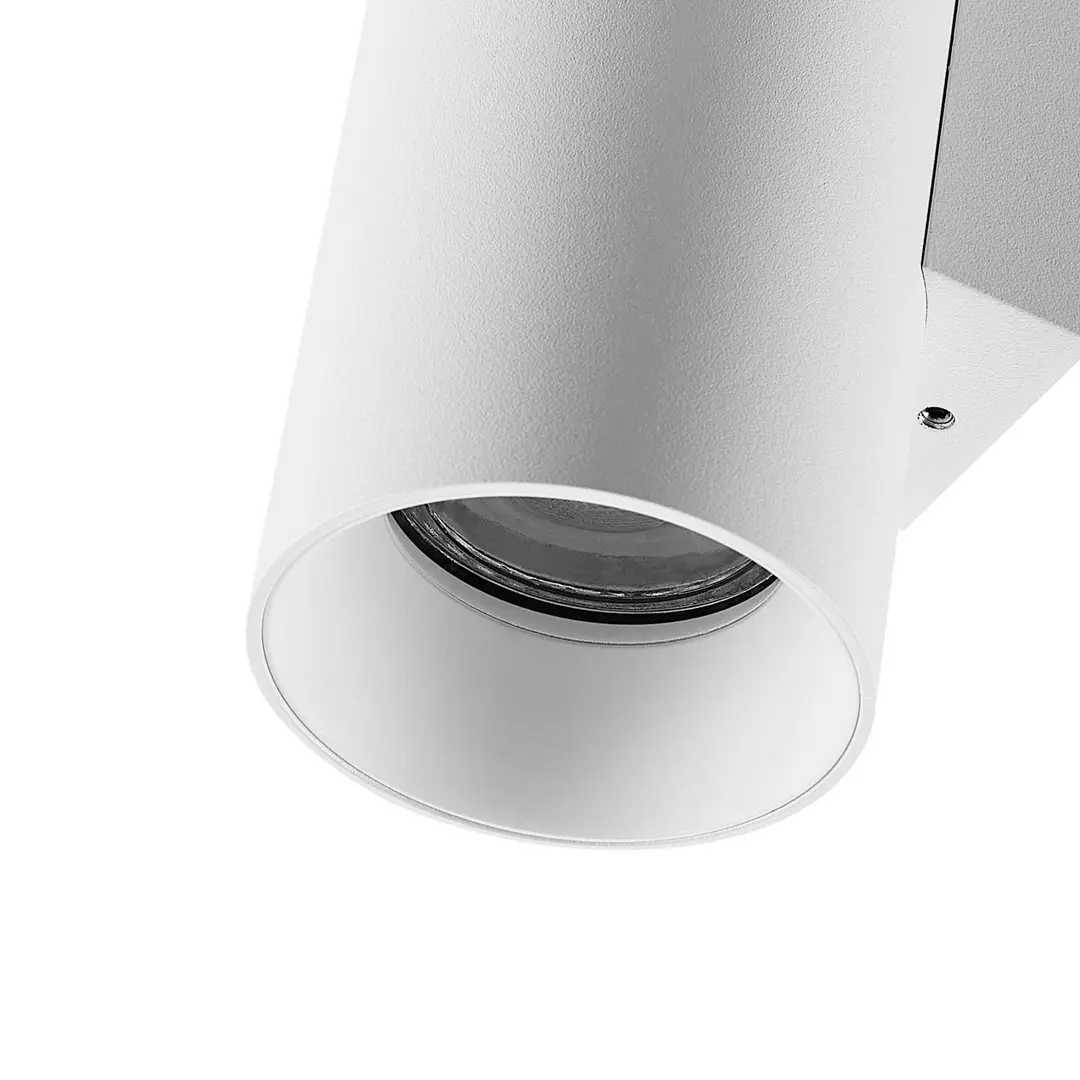 Deko-Light Wandleuchte CAN, weiß, 1-flg., Höhe 13 cm, Metall, GU10