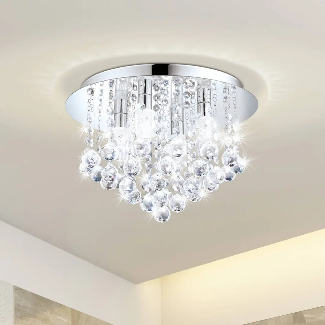 EGLO LED-Deckenleuchte Almonte mit Behang, 50cm