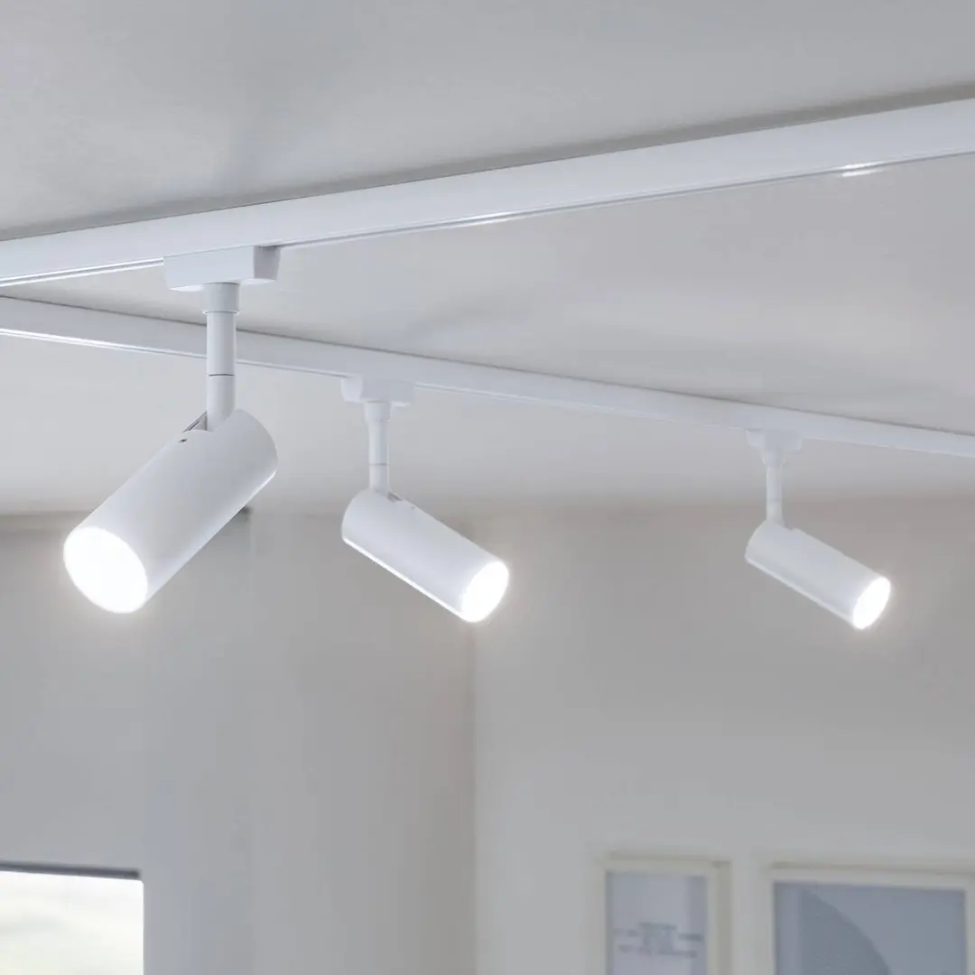 Paulmann URail-Set Tubo, weiß, 4-flg., Kabeleinspeisung