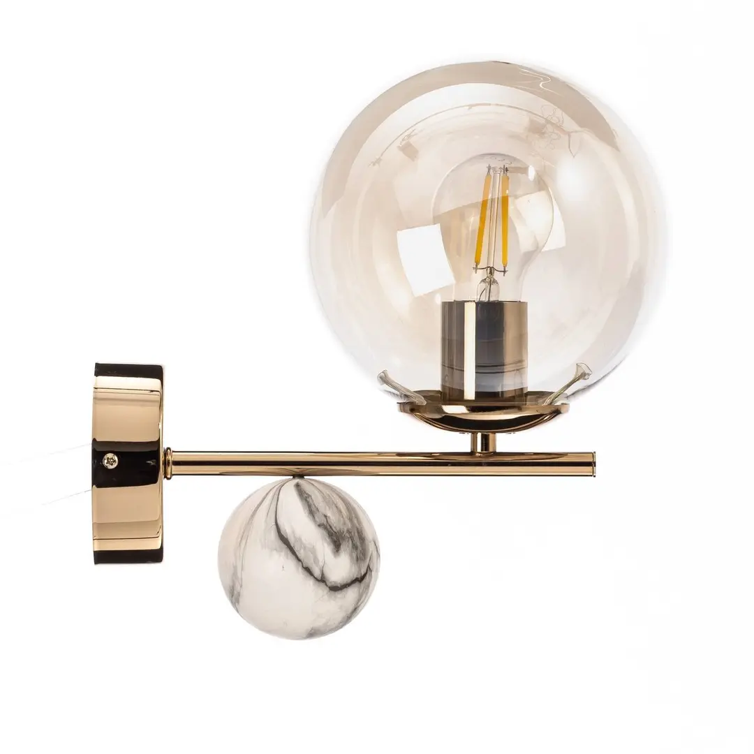 Lucea Wandleuchte Toppo, gold, 1-flammig
