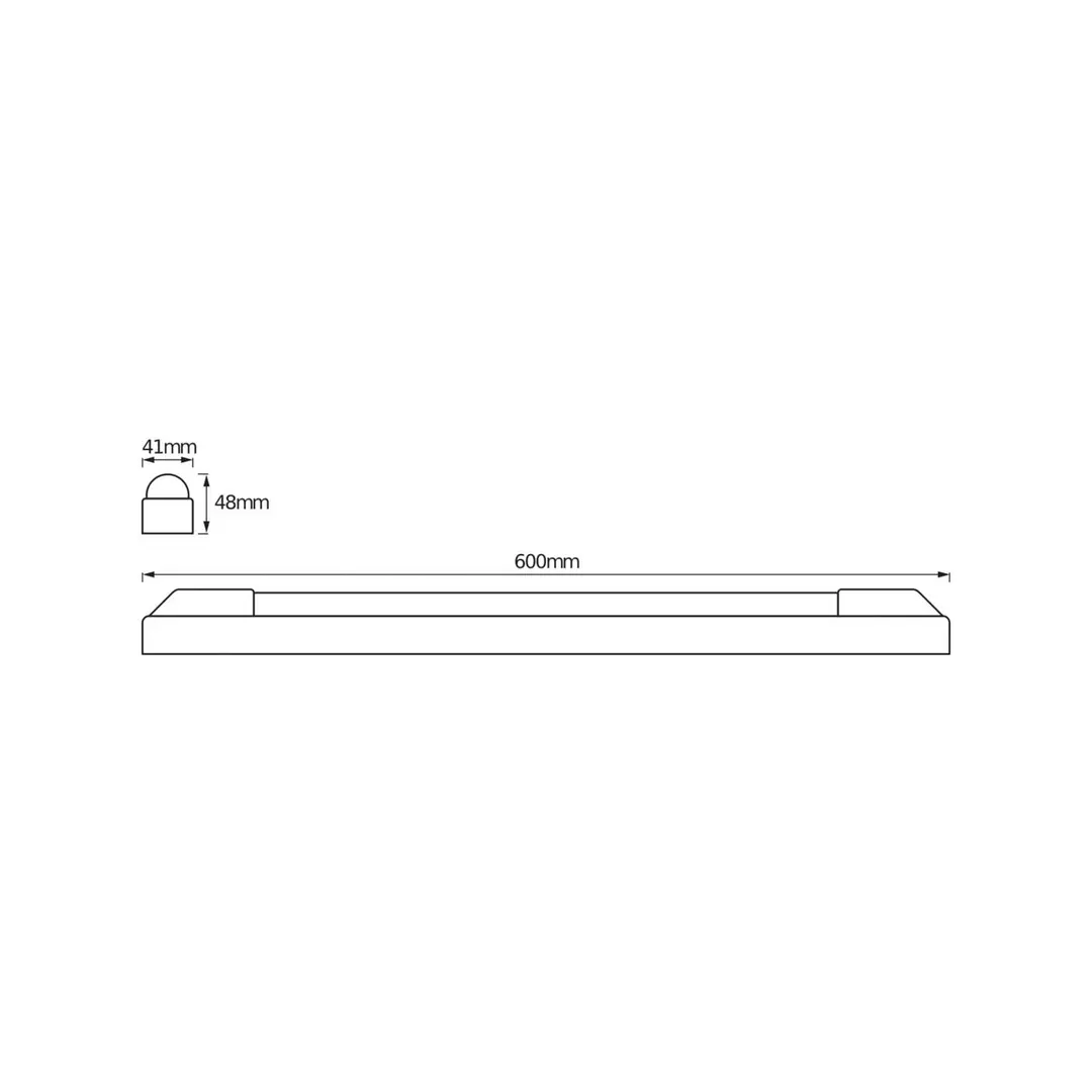 OSRAM LED-Lichtleiste POWER BATTEN, 3.000 K, 60 cm, 1-flg.
