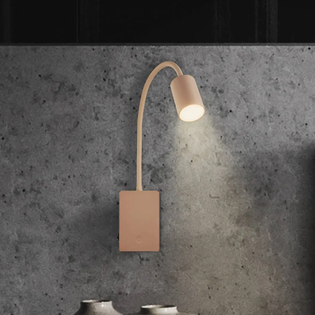 Briloner LED-Akku-Leseleuchte Brilo unplugged Smooth, beige, Dimmer