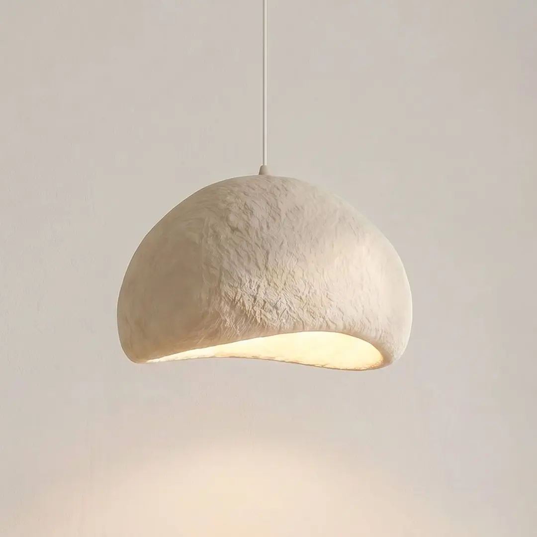 Opviq Hängeleuchte Loval, beige, 50 x 44 cm, Fiberglas, E27