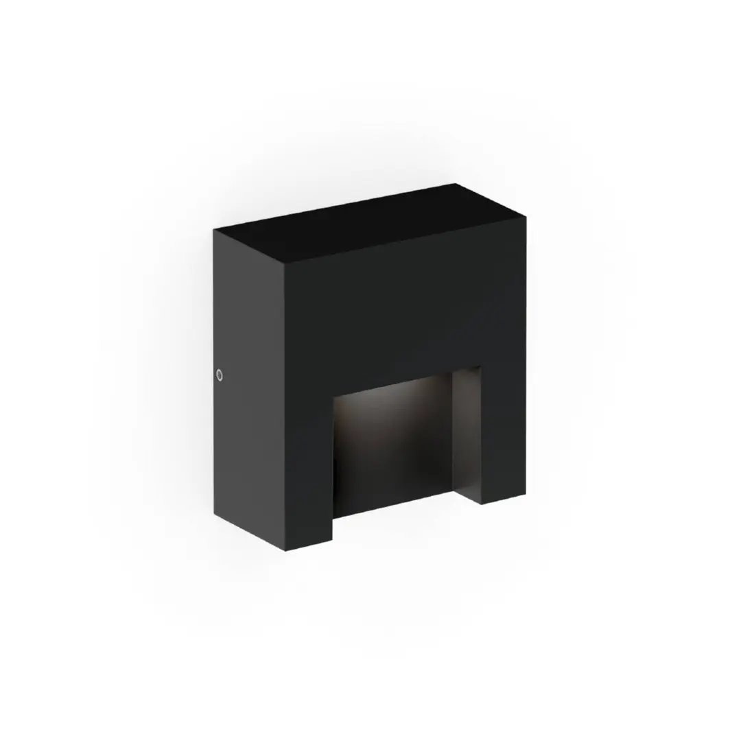 Wever & Ducré Lighting WEVER & DUCRÉ LED-Außenwandlampe Reto 0.8 schwarz matt