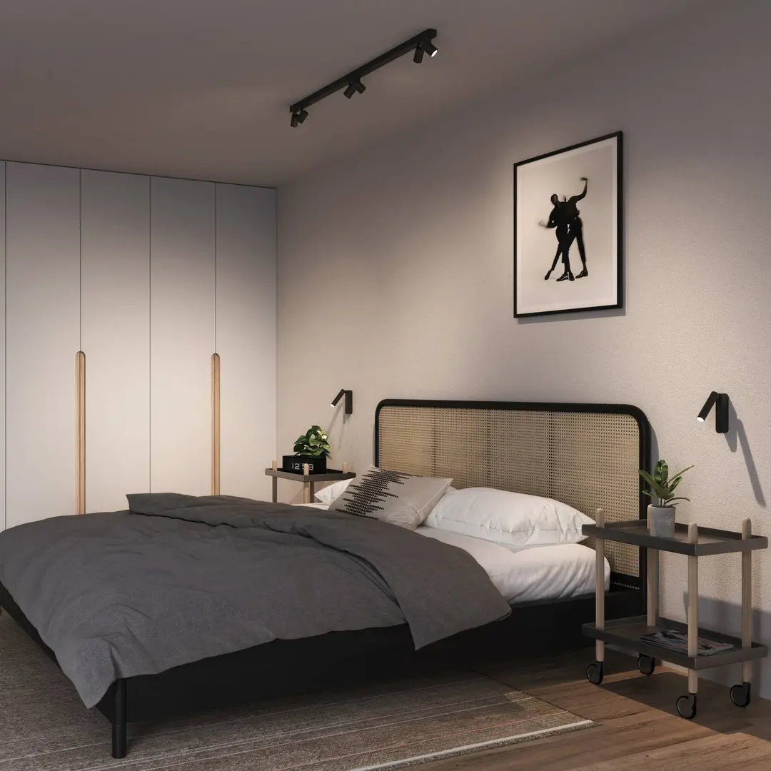 Wever & Ducré Lighting WEVER & DUCRÉ LED-Deckenstrahler Ceno 6.0, schwarz, 2.700 K