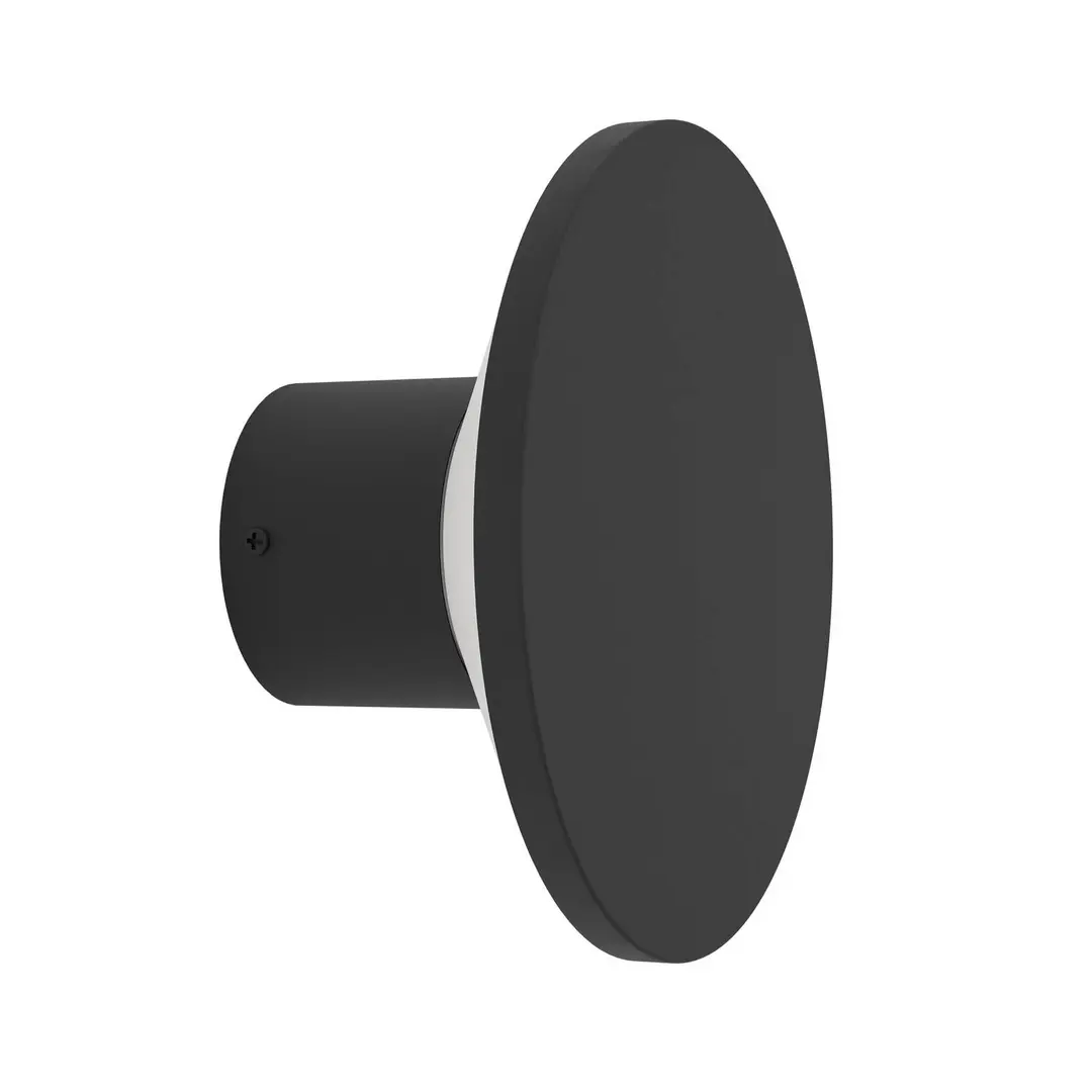EGLO LED-Außenwandlampe Rigosa, schwarz, Ø 10 cm, Metall