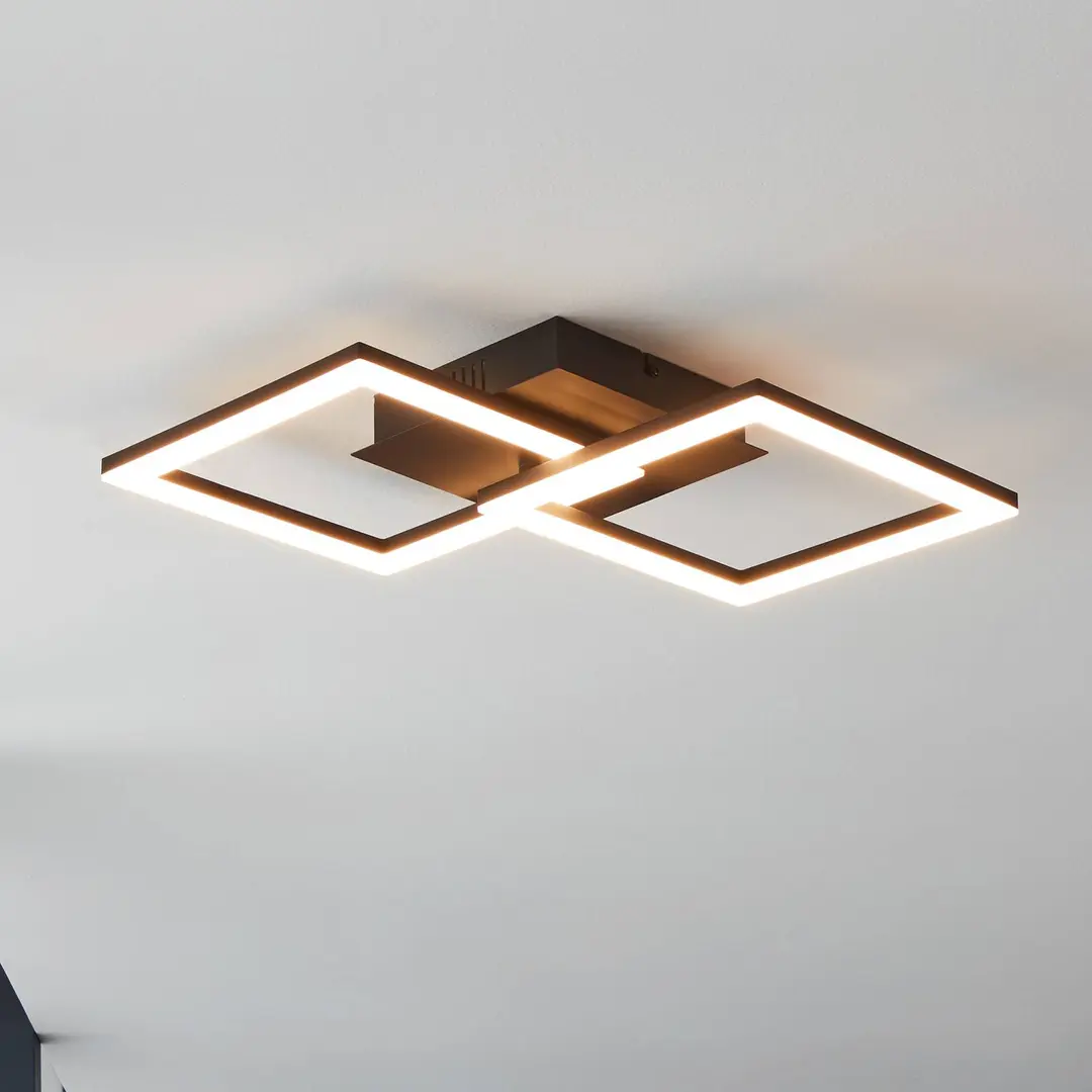 EGLO connect Paranday-Z LED-Deckenlampe 2-flg 52cm