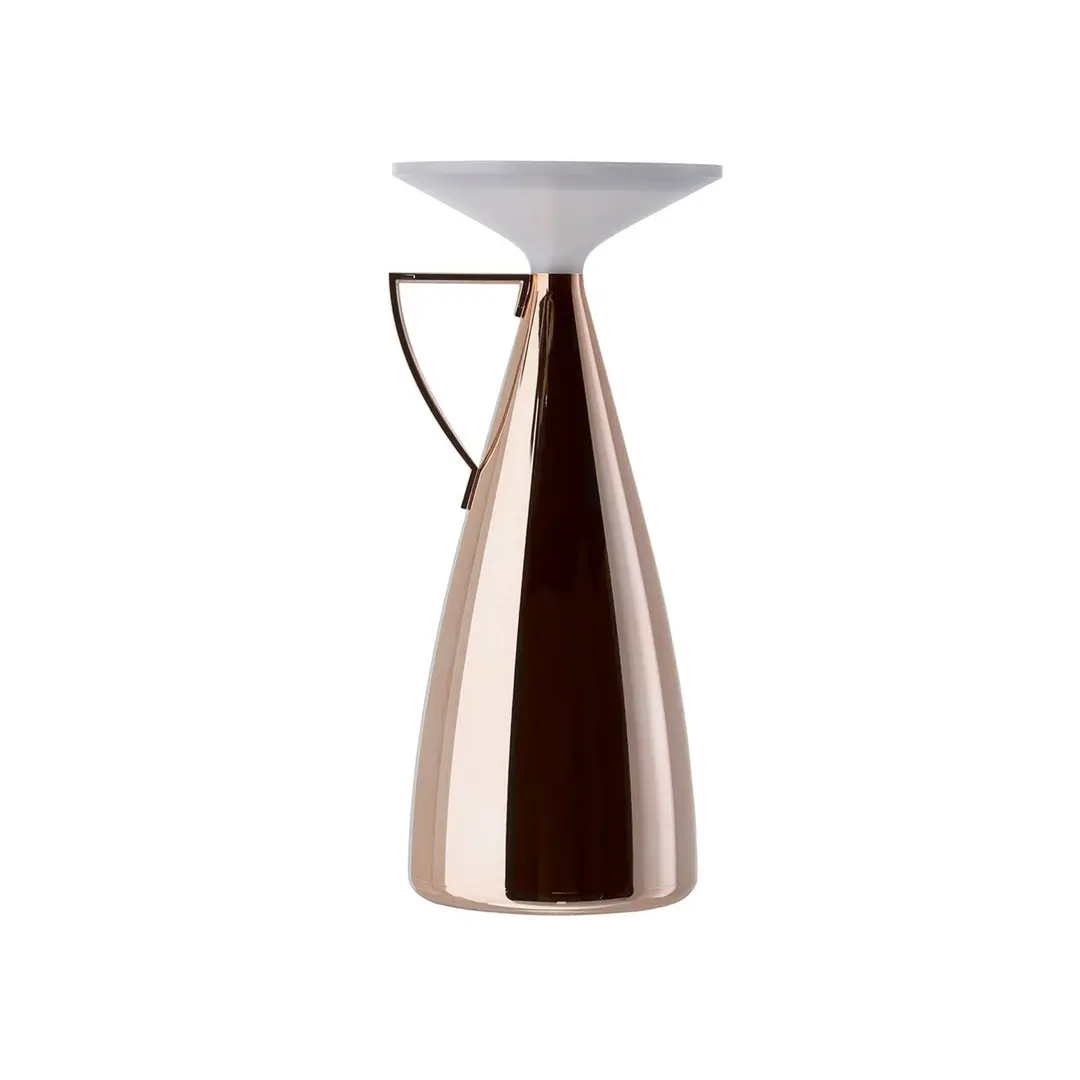 Kartell LED-Akku-Tischleuchte Camomille, kupferfarben, dim.