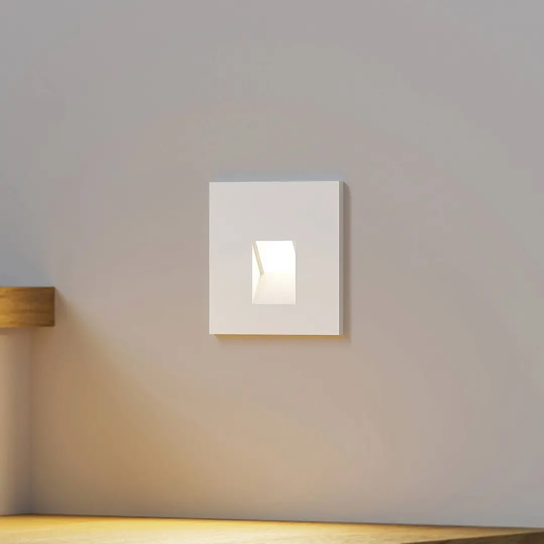 Arcchio LED-Einbaulampe Vexi, 7,5 cm x 7,5 cm, weiß, CCT