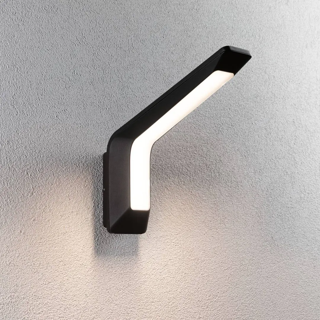 Paulmann LED-Außenwandleuchte Merano, Sensor, anthrazit