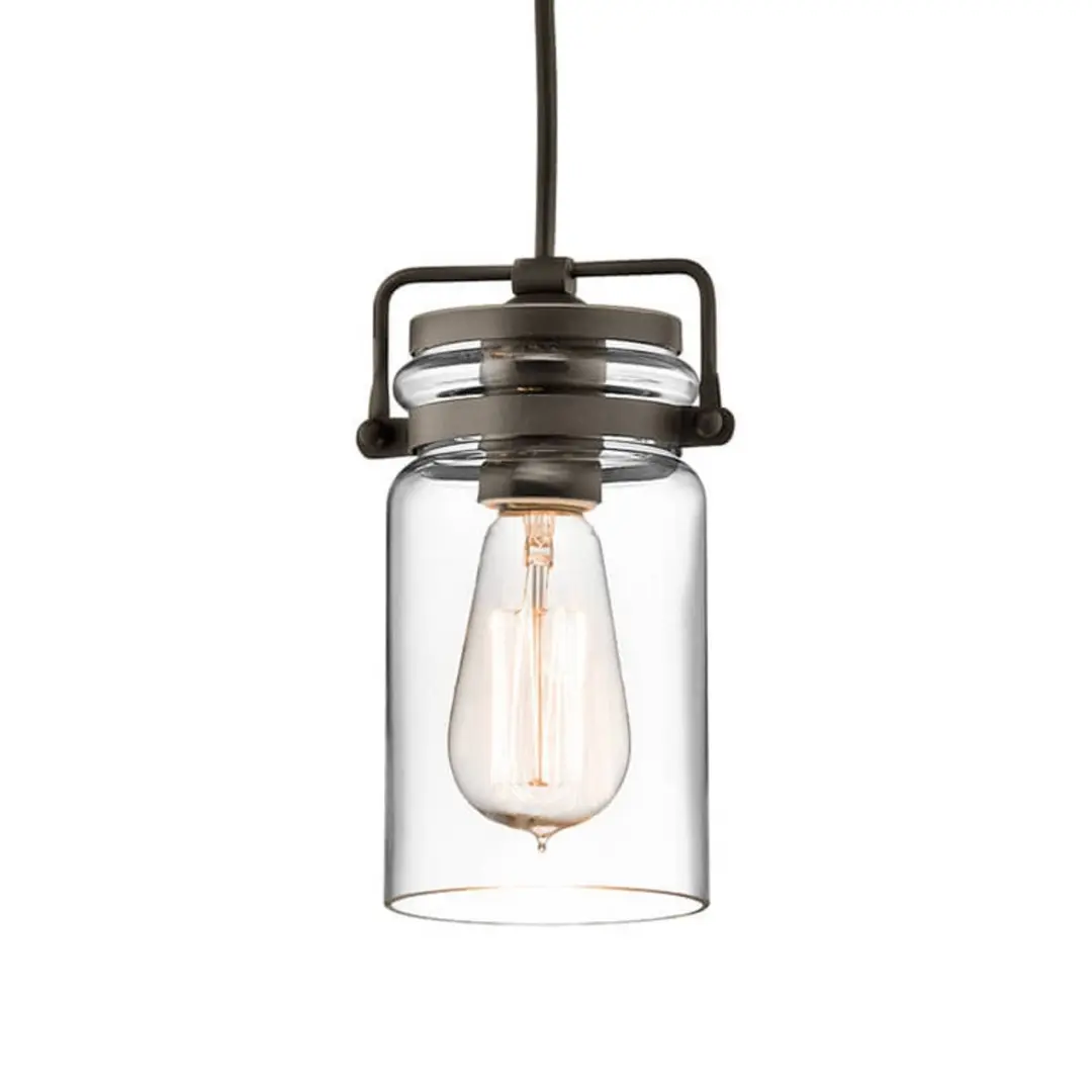 KICHLER Glas-Hängelampe Brinley 1-flg.