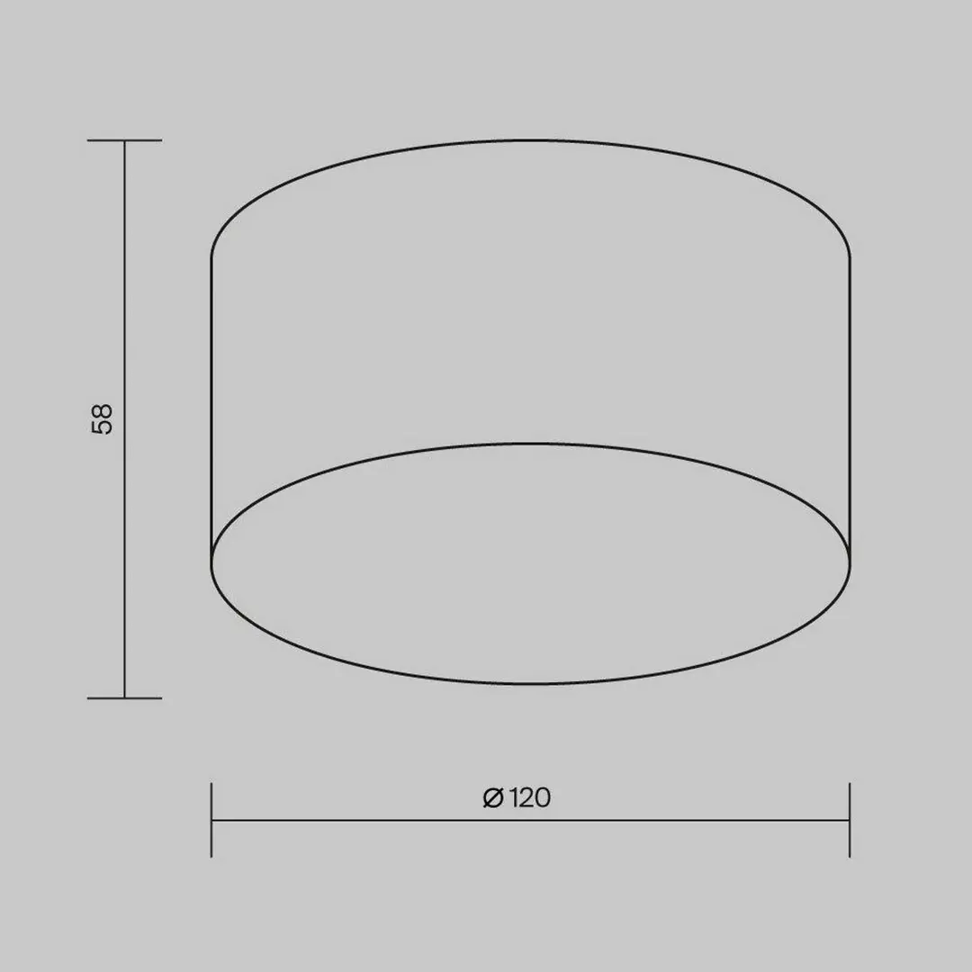 Maytoni LED-Außendeckenleuchte Zon, schwarz, Ø 12 cm, 3.000 K Metall