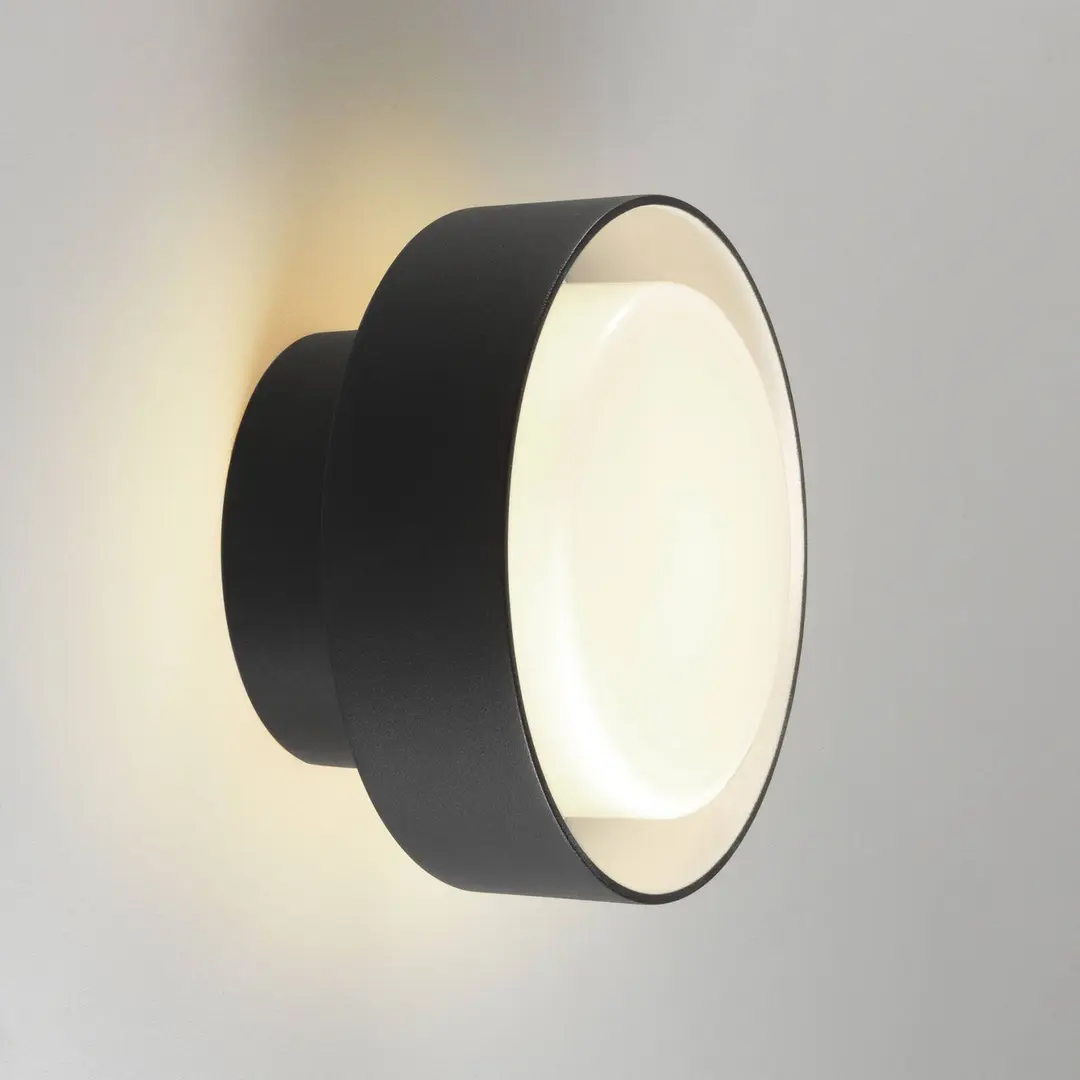 MARSET Plaff-on! LED-Außenwandleuchte, IP65, Ø16cm