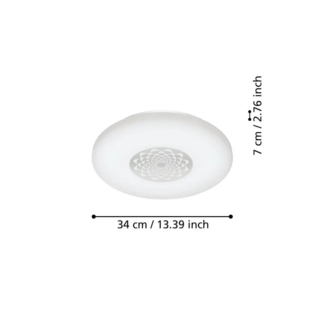 EGLO connect Capasso-Z LED-Deckenleuchte CCT
