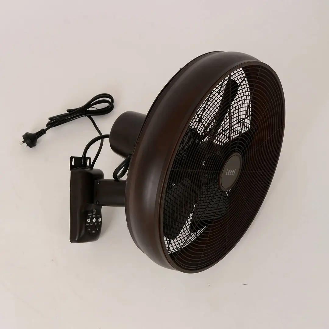 Beacon Lighting Beacon Wandventilator Breeze, schwarz, Ø 41cm