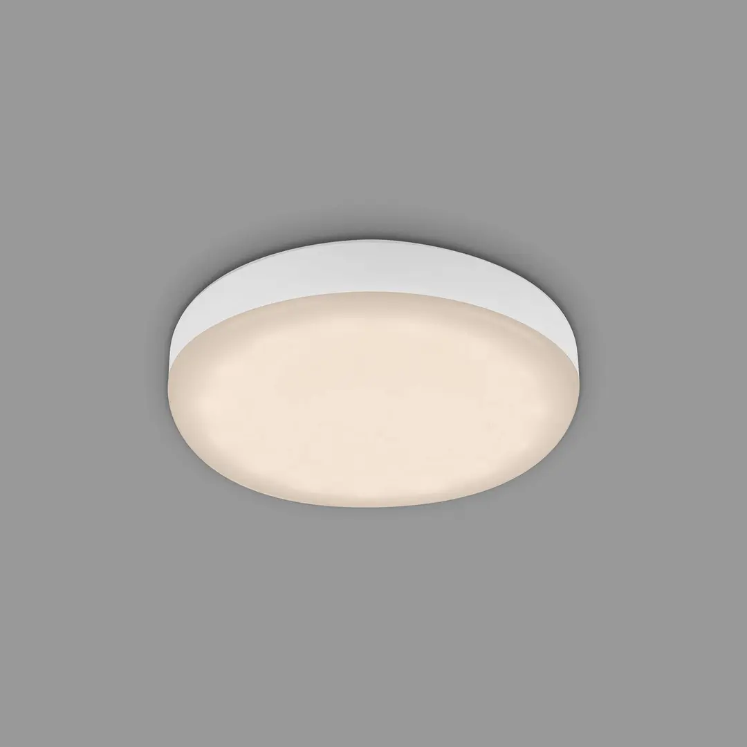 Briloner LED-Einbaustrahler Plat, weiß, Ø 7,5 cm, 3.000K