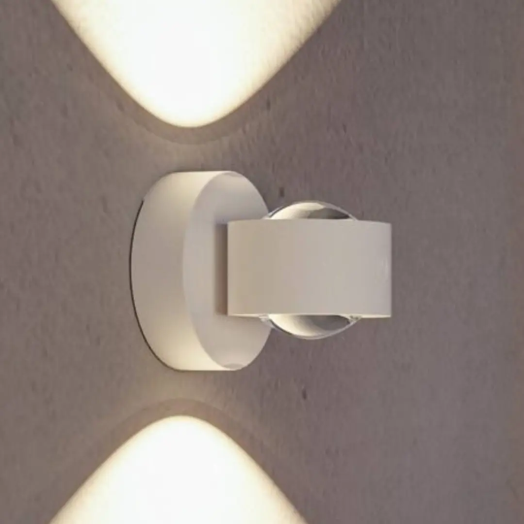 Paulmann Akku-Außenwandleuchte Zorik, weiß 10 cm IP44 Dimmer