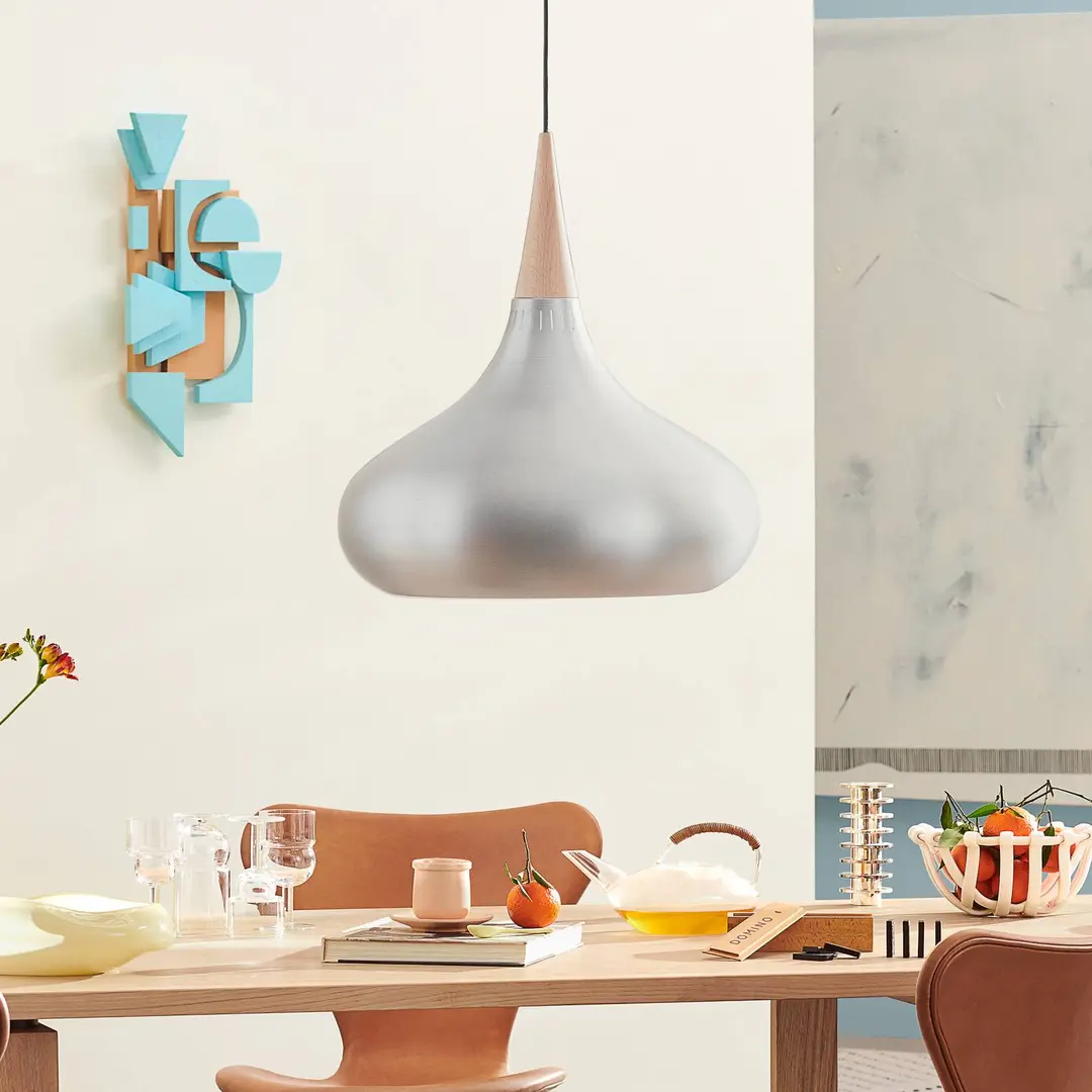 FRITZ HANSEN Orient P3 Pendel alu/eiche Ø 50 cm