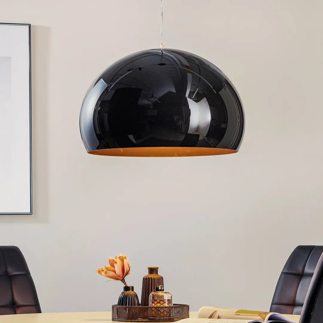 Kartell FL/Y - LED-Pendellampe, schwarz glänzend