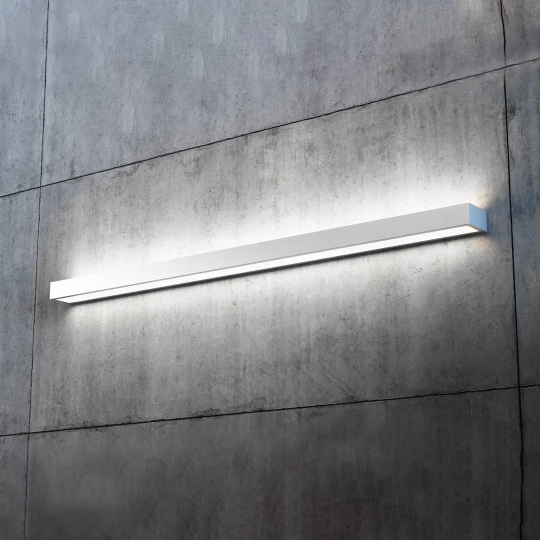 MCJ LED-Wandleuchte Mera, Breite 120 cm, alu, 4.000K