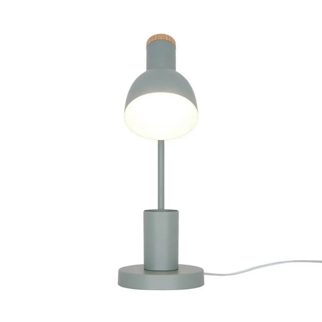 Nordlux Tischleuchte Devone, staubgrün, Höhe 43 cm, Metall