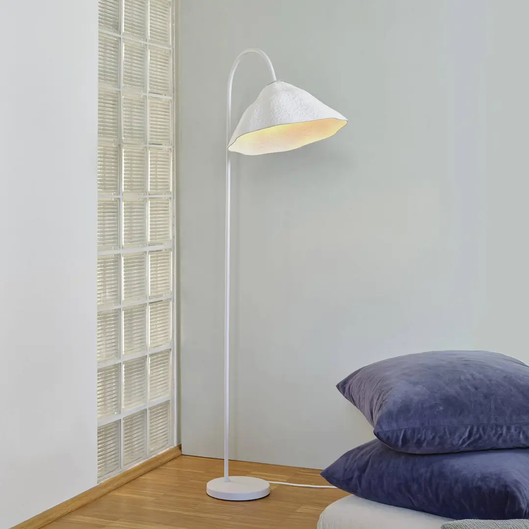OSRAM Stehleuchte Decor Lotus Leaf, 1-fl., weiß, Papier, E27
