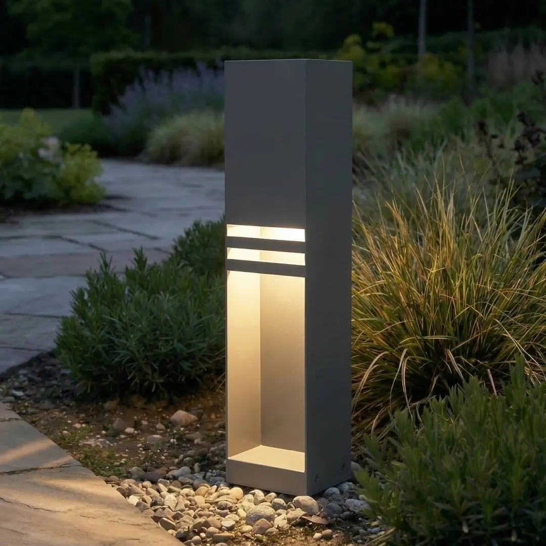 Lucande LED-Wegeleuchte Oxido, anthrazit, Höhe 50 cm, IP44