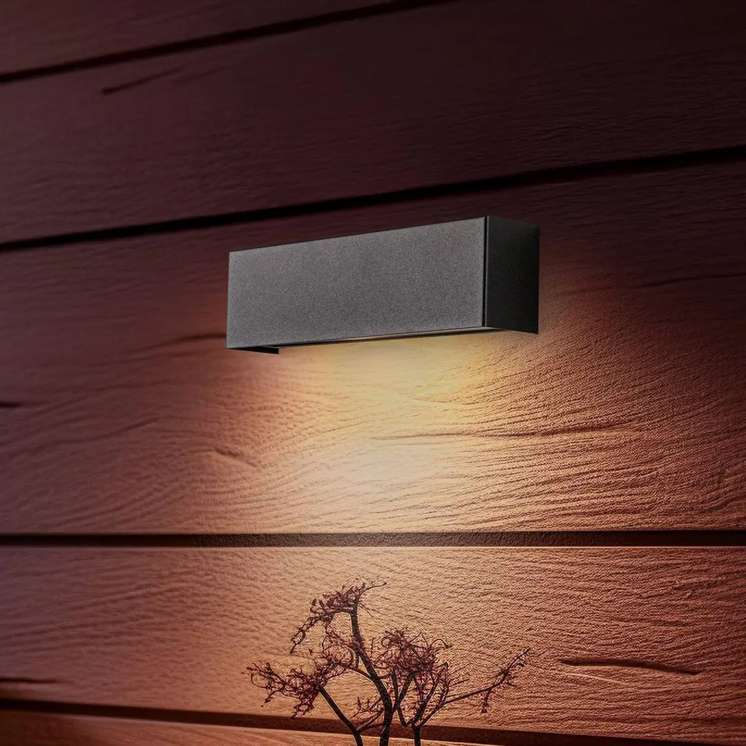 Nowodvorski Lighting Wandleuchte Straight XS, Breite 26 cm, schwarz
