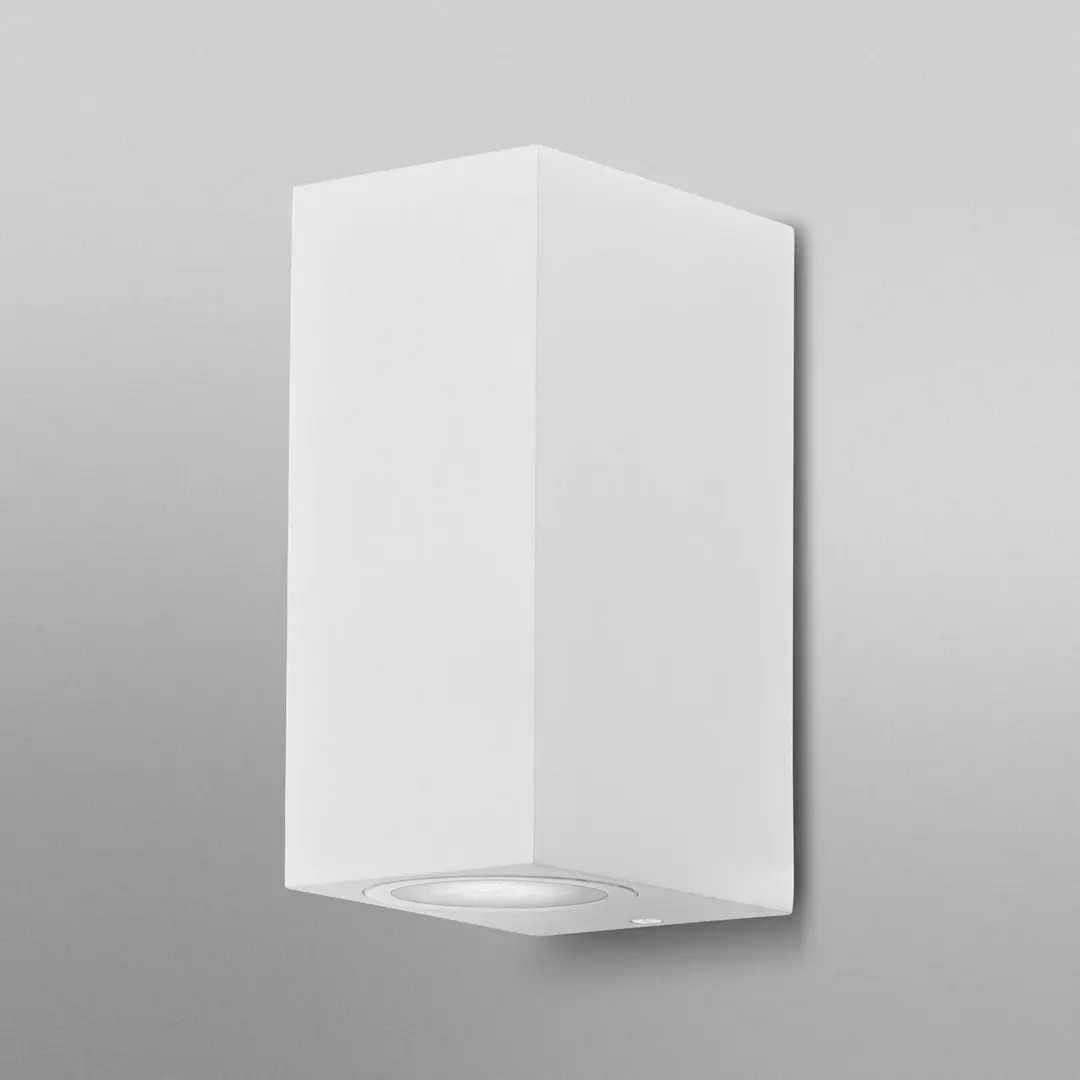 OSRAM Außenwandleuchte ENDURA CLASSIC SQUARE, weiß, up/down