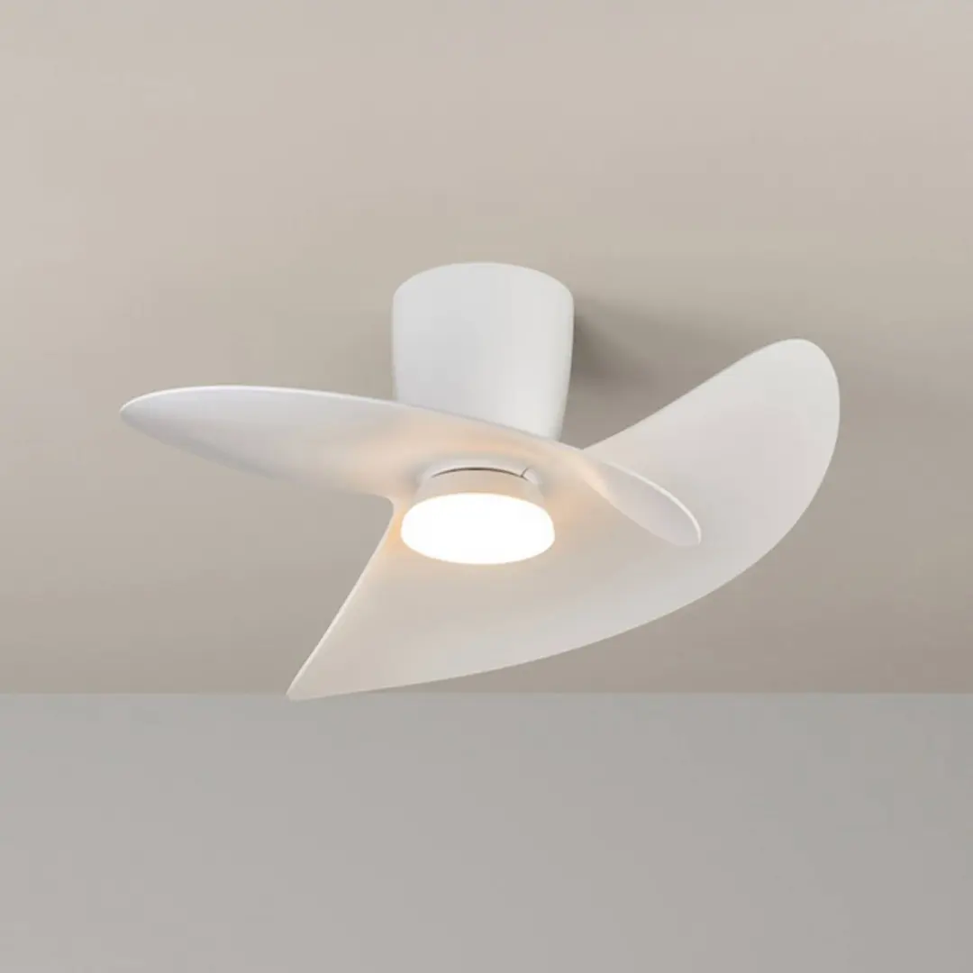 Mantra Iluminación LED-Deckenventilator Ona, weiß, DC, leise, CCT, 70 cm