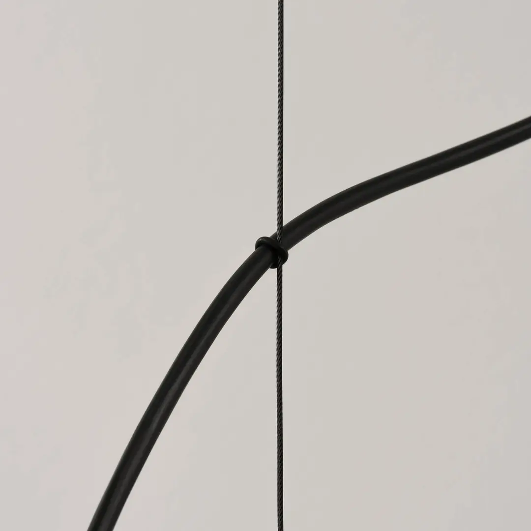 Milan Iluminación Milan Wire Hängeleuchte Ø 24 cm kupfermetallic