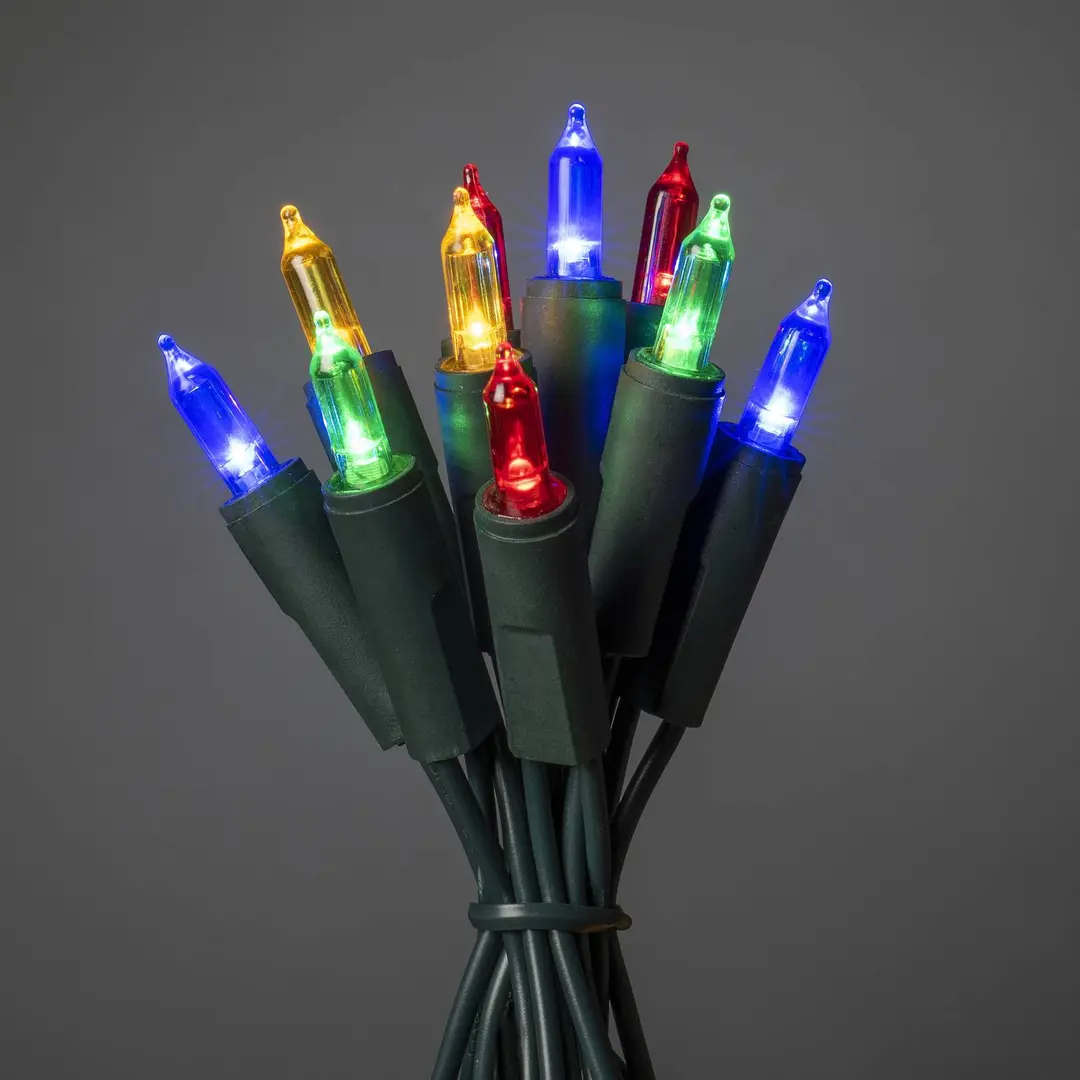 Konstsmide Christmas Bunte LED-Lichterkette, 10-flammig 2,85m