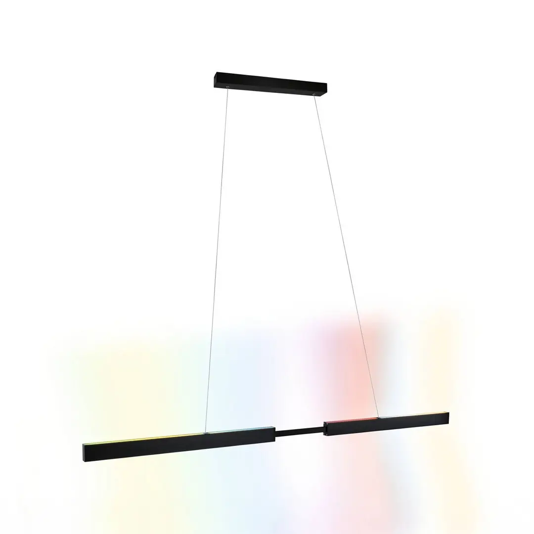 Paulmann LED-Hängelampe Aptare, schwarz, RGBW, smart, dim.