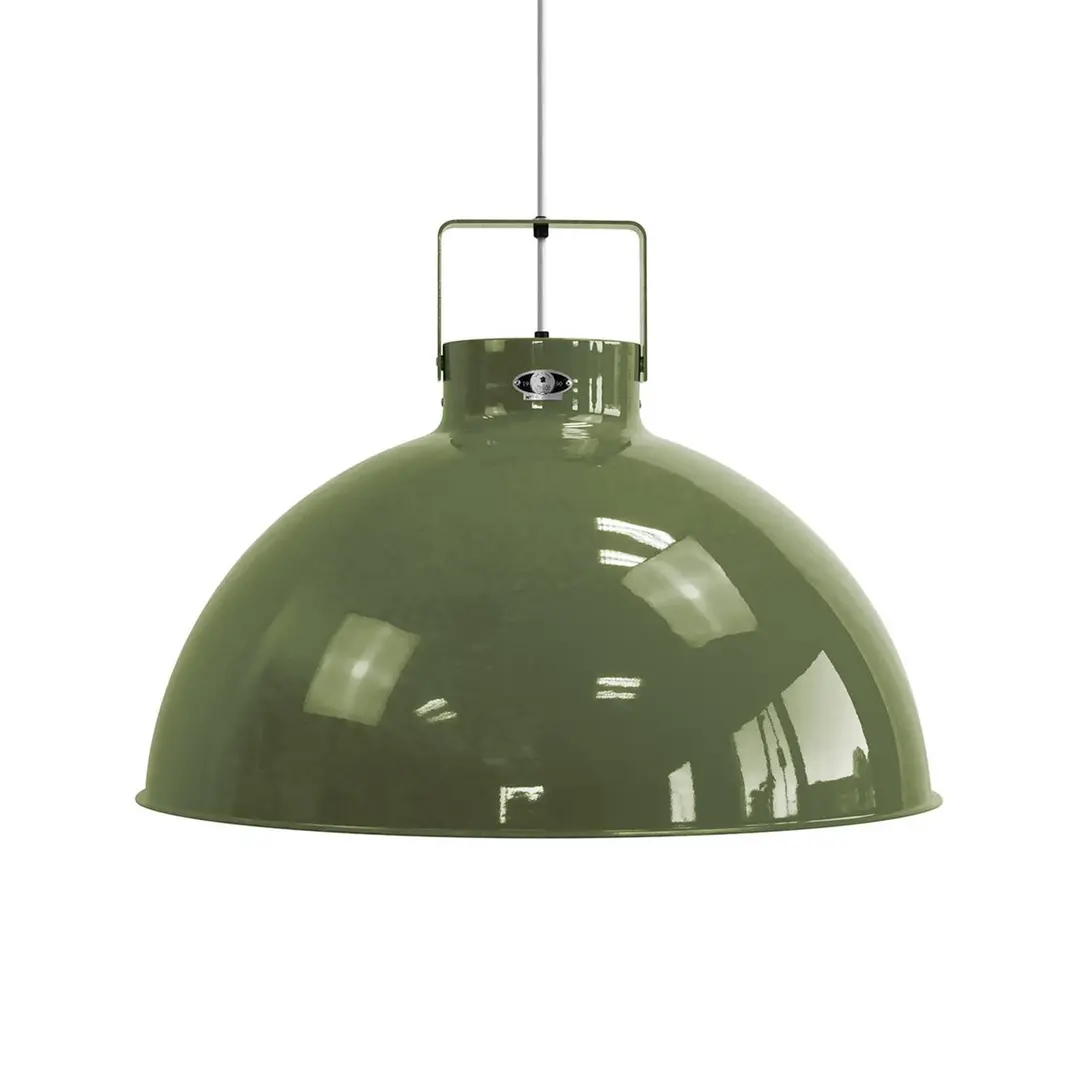 Jieldé Dante D675 Hängeleuchte, olivgrün, Ø 67,5cm