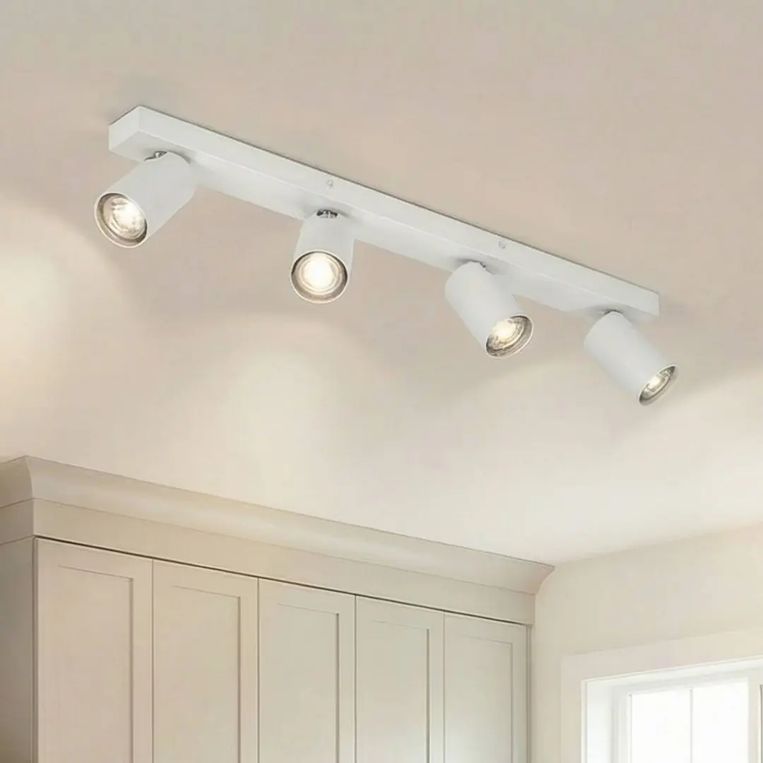 OSRAM Deckenstrahler OCTAGON, weiß, 4-flg., GU10-LED 927 dim