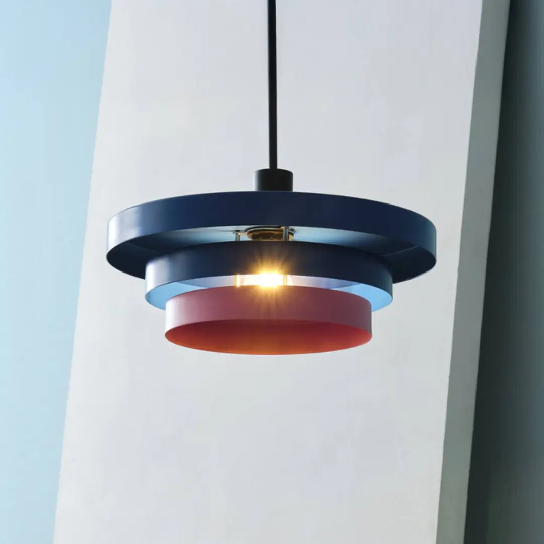 OSRAM Hängeleuchte Decor Layers, blau/pink, Stahl, E27