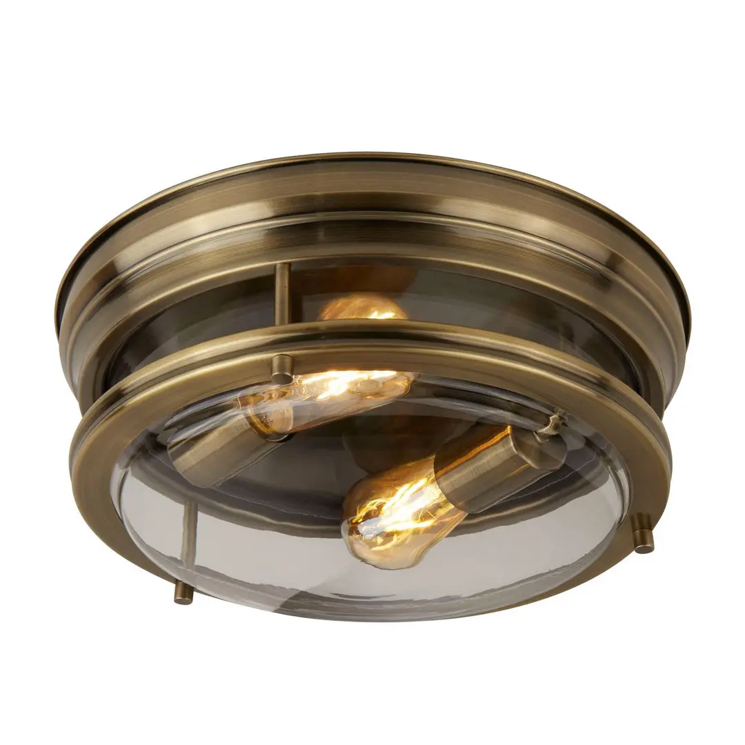 Searchlight Deckenleuchte Edinburgh in Altmessing