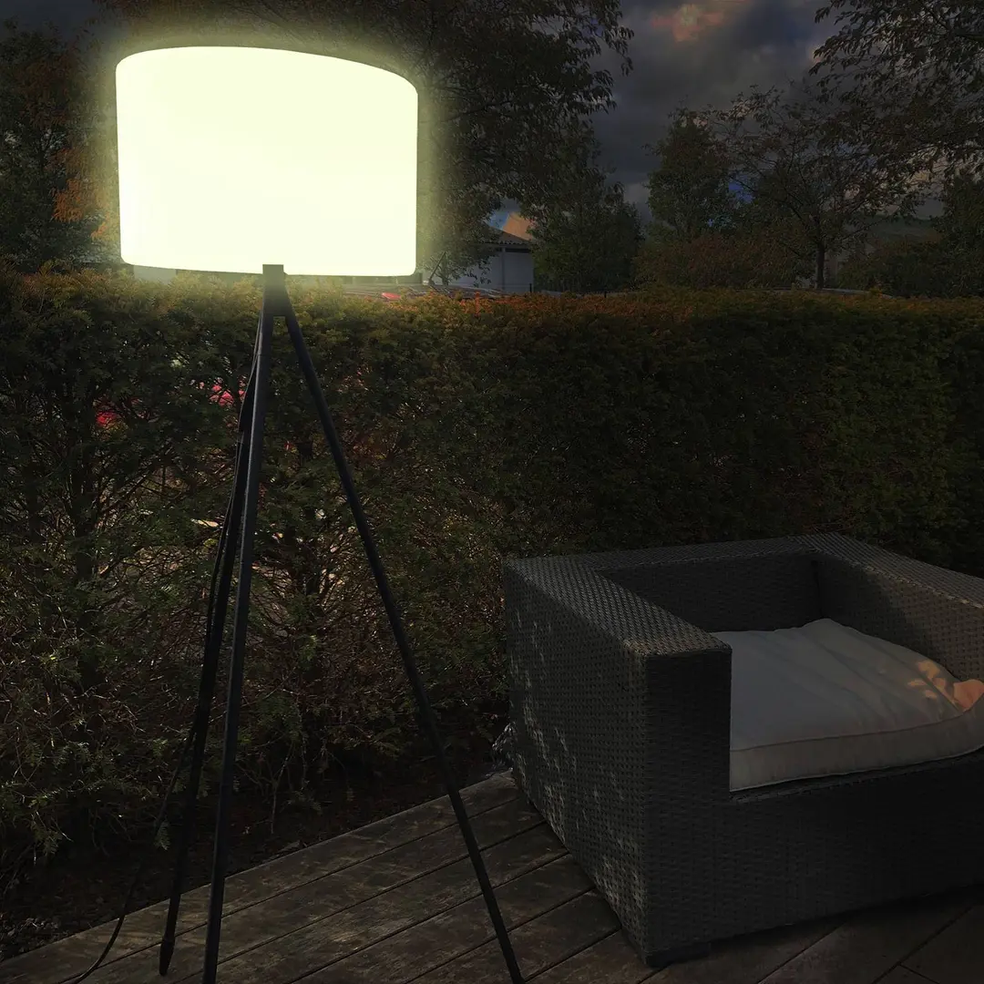 tint Müller Licht tint Khaya LED-Außen-Stehleuchte RGBW