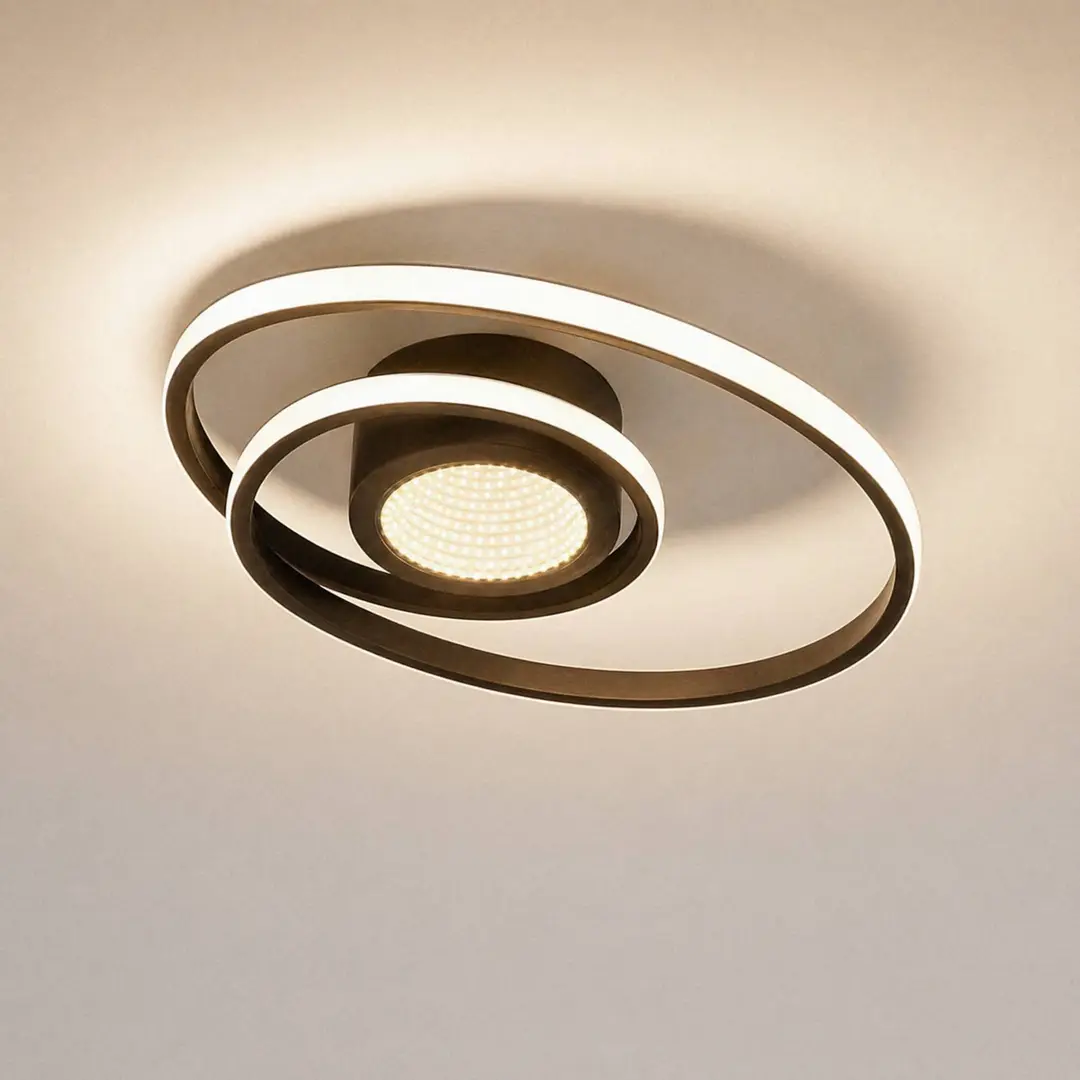 Lindby LED-Deckenlampe Thalina, 45cm, dim., Infinity Tunnel