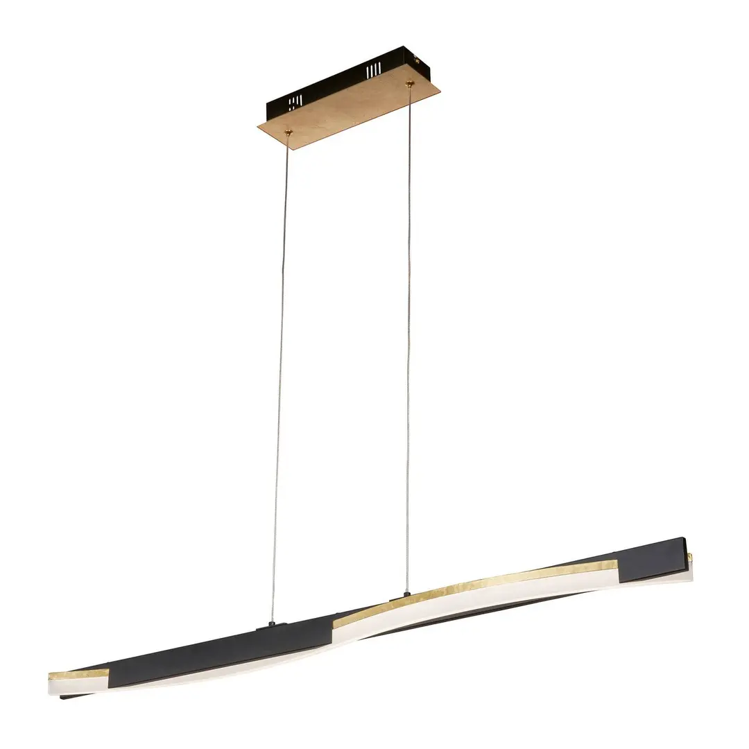FISCHER & HONSEL LED-Hängelampe Bridge Remote dim CCT schwarz