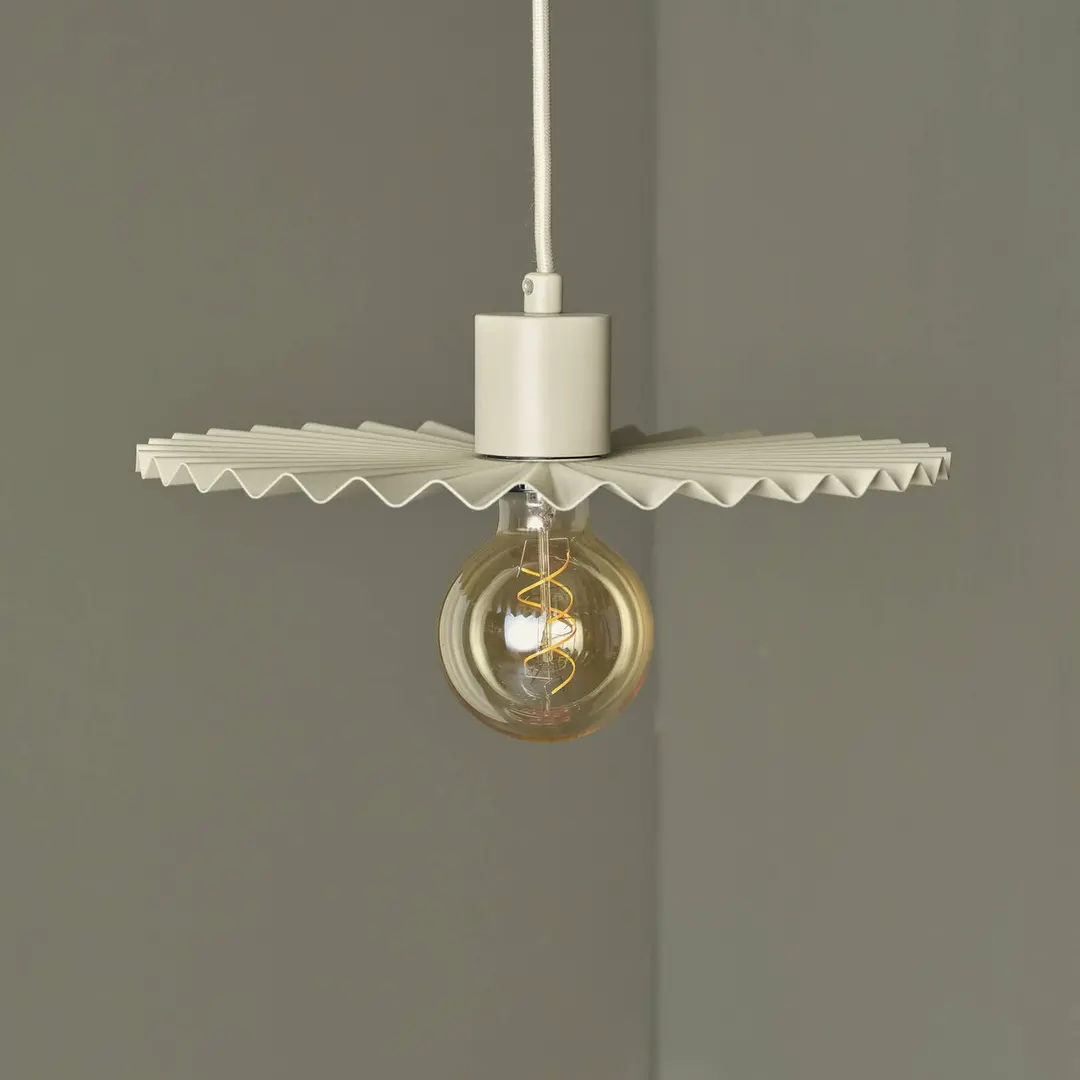 OSRAM Hängeleuchte Decor Plissee, beige, Stahl, E27