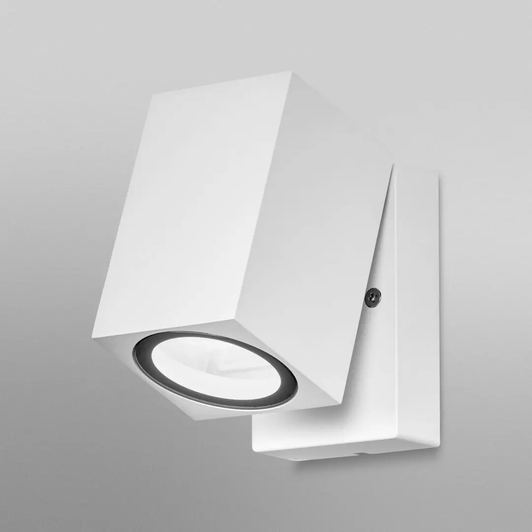 OSRAM Außenwandleuchte ENDURA CLASSIC CUBE, weiß Metall IP44