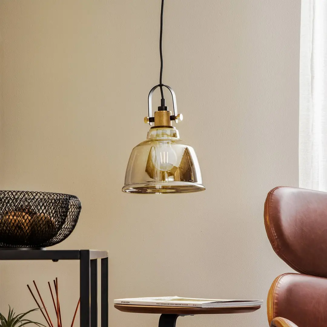 Nowodvorski Lighting Hängeleuchte Amalfi, silber, Ø 20 cm
